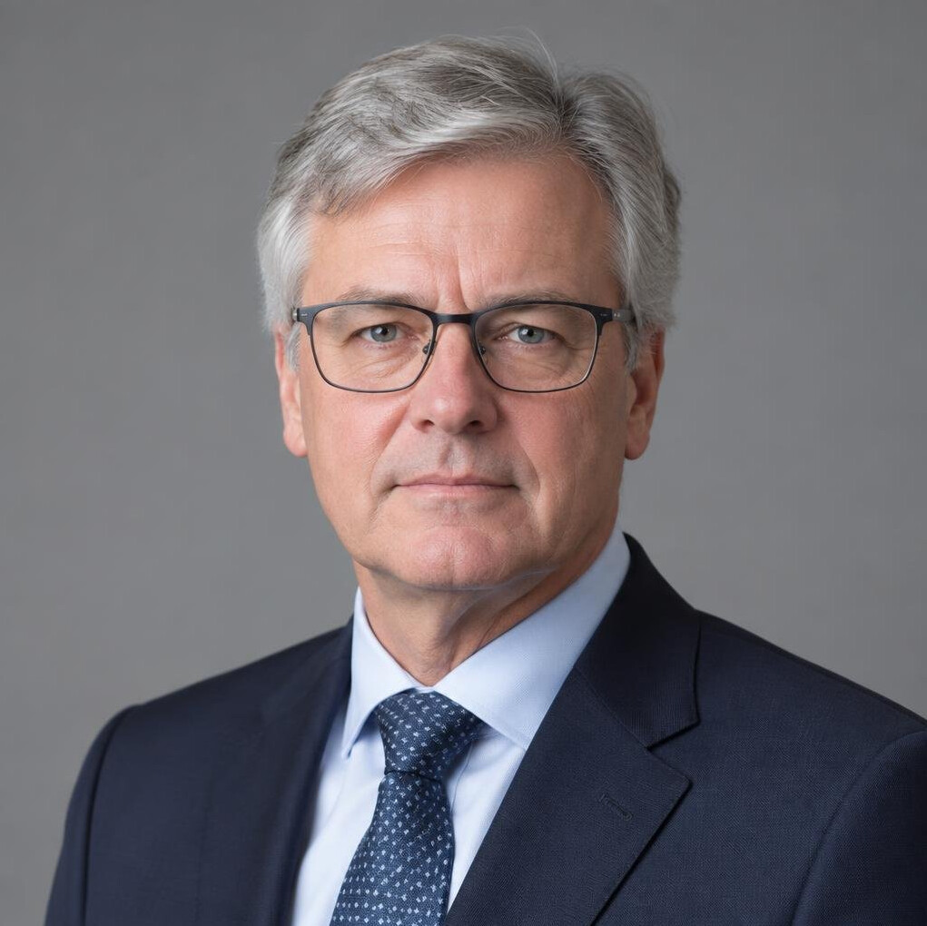 Portrait of an older Belgian man media law advisor