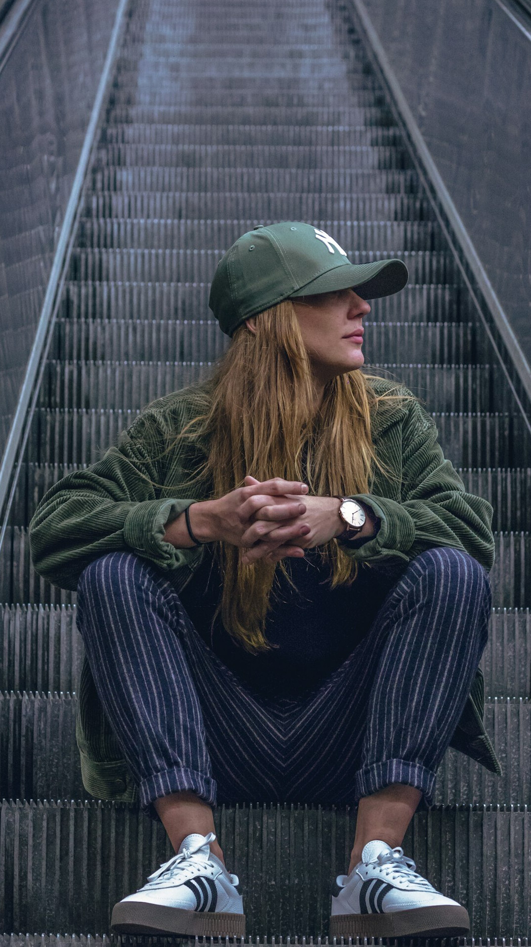 Portrait of a young Belgian woman editorial coach